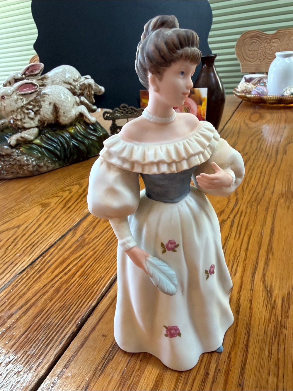 Homco Belle of the Ball Vintage porcelain figurine.  Perfect condition.